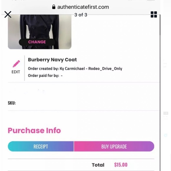 Burberry $2750 prorsum label trench coat - Picture 14 of 14